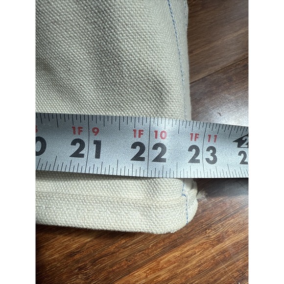 Vtg‎ LL Bean Boat Tote Canvas Crinkle Heritage 80s Made in USA 23 X 12 - Picture 6 of 11